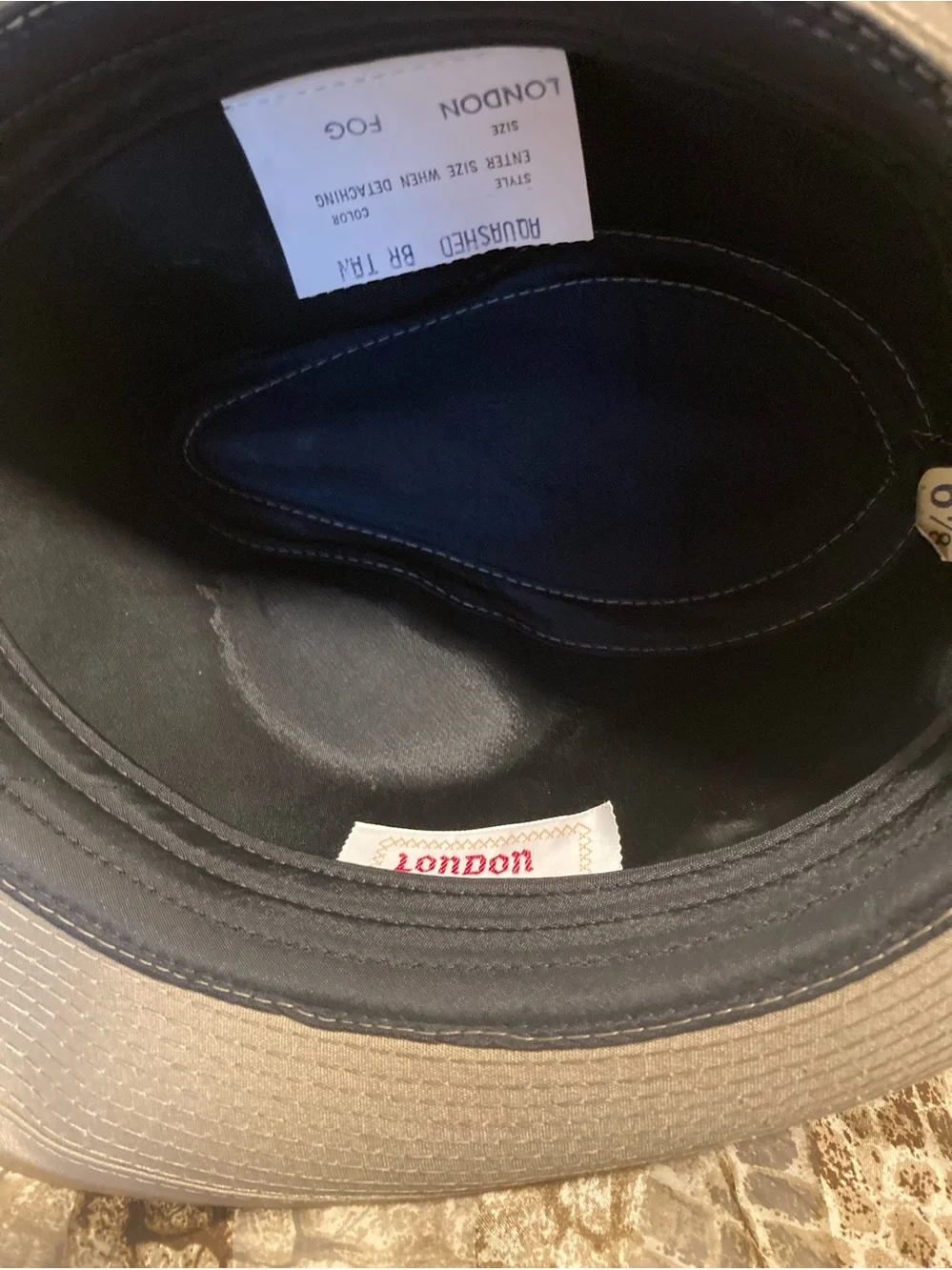 Vintage London Fog Weatherized Fedora 